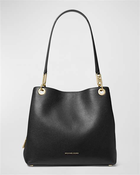 cuir michael kors|Michael Kors leather tote.